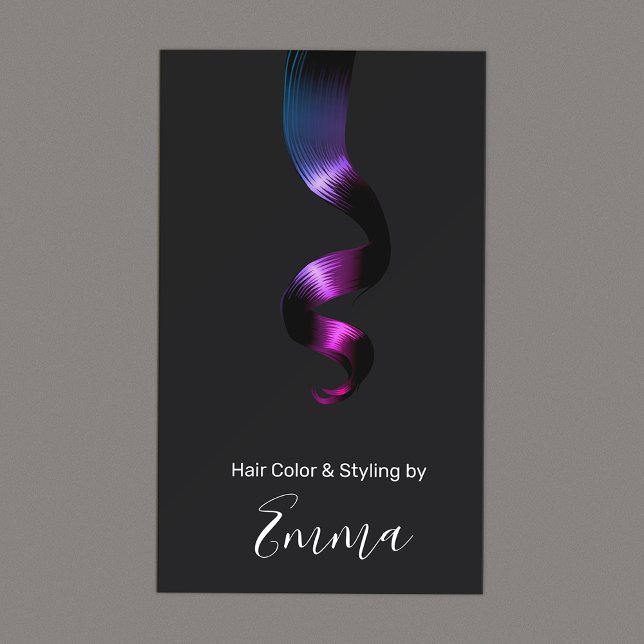 Tarjeta De Visita Hair Colorist  Stylist Salon (Subido por el creador)