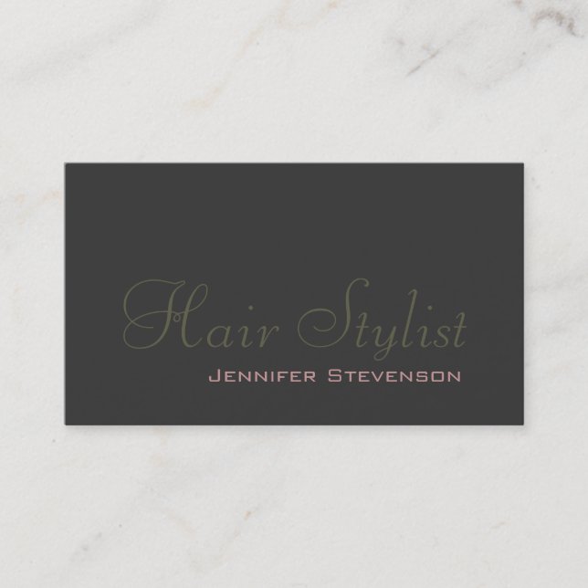 Tarjeta De Visita Hair Makeup Cosmetólogo Profesional (Anverso)