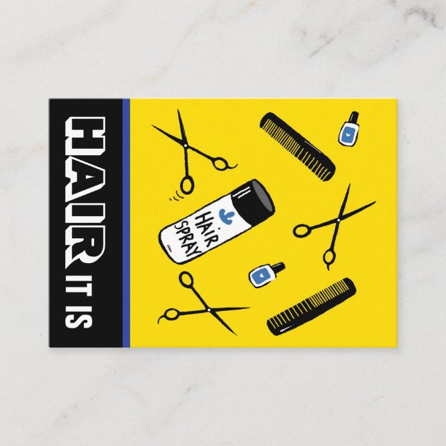 Tarjeta De Visita Hair Salon (Anverso)