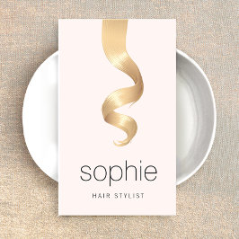 Tarjeta De Visita Hair Salon Hair Stylist, Colorista