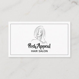 Tarjeta De Visita Hair Salon Hairstylista 