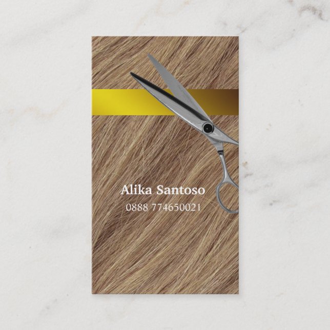 Tarjeta De Visita Hair Stylist (Anverso)