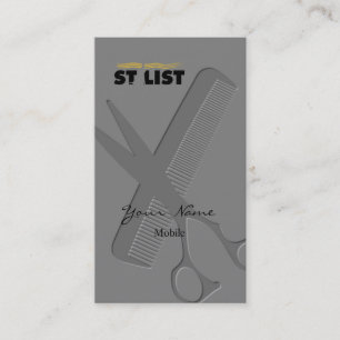 Tarjeta De Visita Hair Stylist