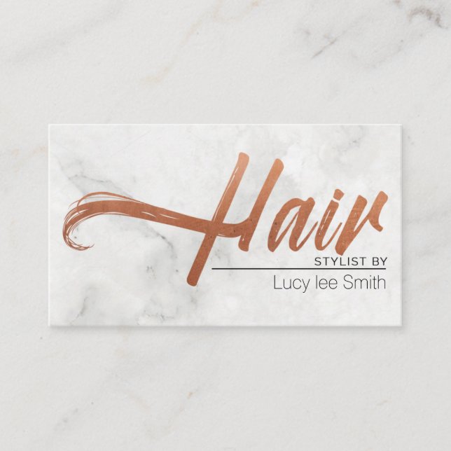 Tarjeta De Visita Hair Stylist (Anverso)