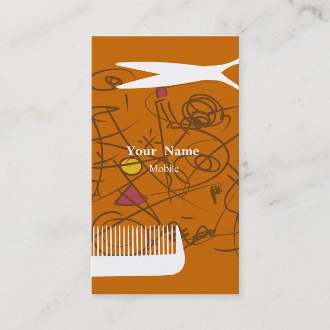 Tarjeta De Visita Hair Stylist (Anverso)