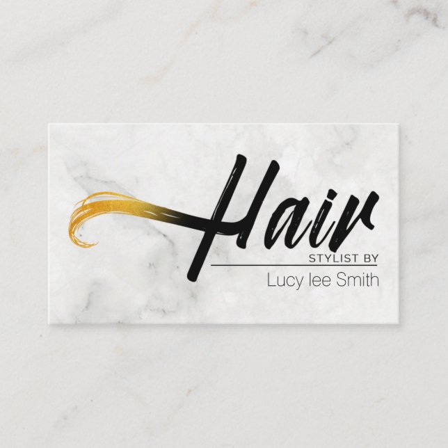 Tarjeta De Visita Hair Stylist (Anverso)