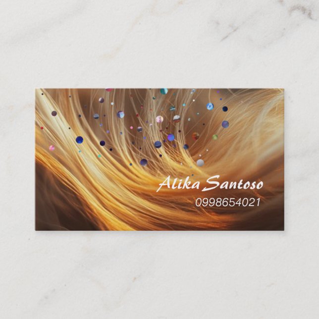 Tarjeta De Visita Hair Stylist (Anverso)