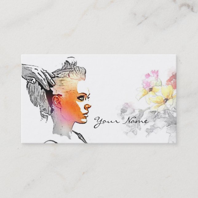 Tarjeta De Visita Hair Stylist (Anverso)