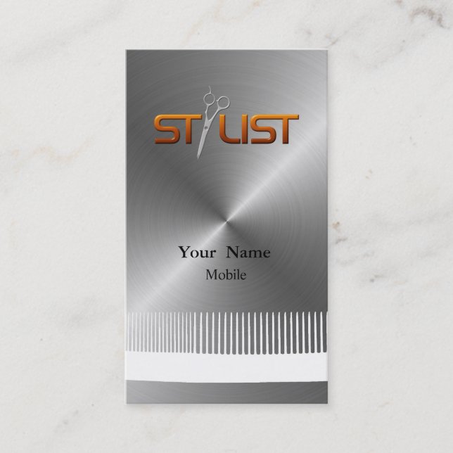 Tarjeta De Visita Hair Stylist (Anverso)