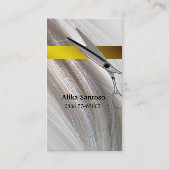 Tarjeta De Visita Hair Stylist (Anverso)