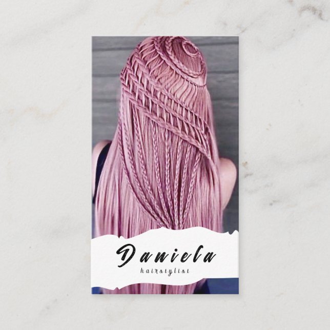 Tarjeta De Visita Hair Stylist (Anverso)