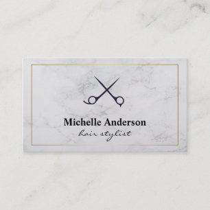 Tarjeta De Visita Hair Stylist   Barber