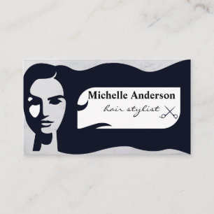 Tarjeta De Visita Hair Stylist   Belleza de las mujeres