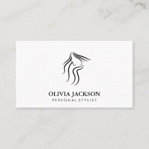 Tarjeta De Visita Hair Stylist Cabello y belleza