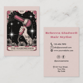 Tarjeta De Visita Hair Stylist Hairdresser