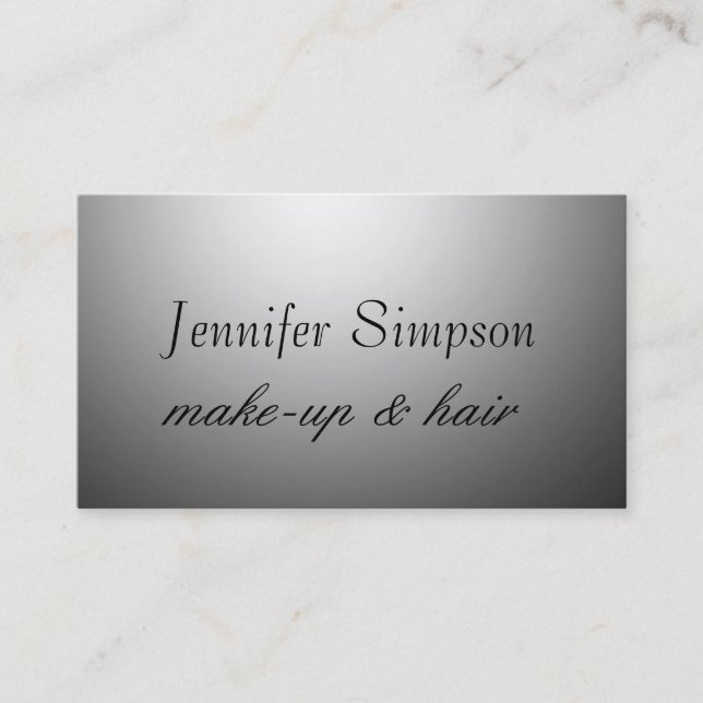Tarjeta De Visita Hair Stylist Makeup Artist Professional (Anverso)