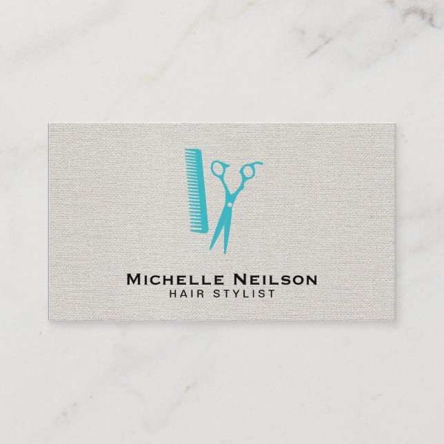 Tarjeta De Visita Hair Stylist | Precios (Anverso)