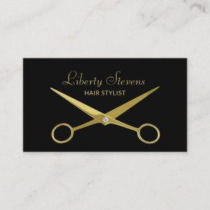 Tarjeta De Visita Hair Stylist Salon Scissors Beauty