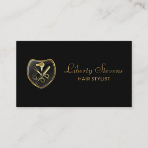 Tarjeta De Visita Hair Stylist Salon Tools Beauty