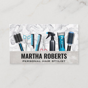 Tarjeta De Visita Hair Stylist Tools