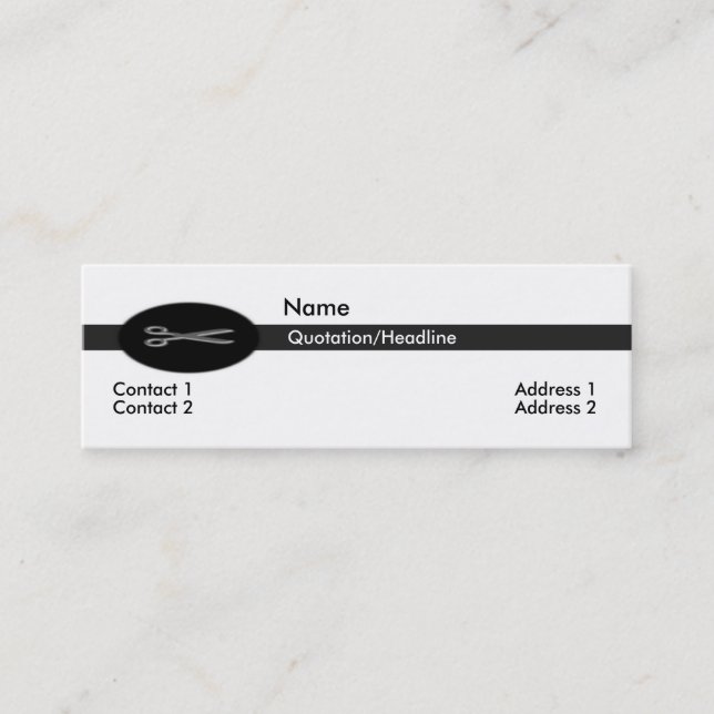 Tarjeta de visita Hair Stylista (Anverso)