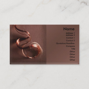 Tarjeta de visita Hairdresser