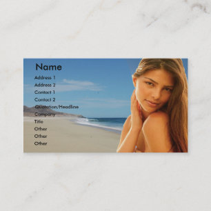 Tarjeta de visita Hairdresser