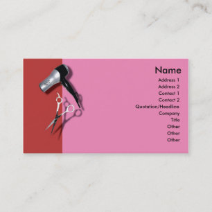 Tarjeta de visita Hairdresser