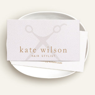 Tarjeta De Visita Hairdresser Salon Scissors
