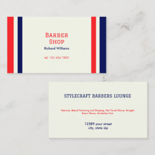 Tarjeta De Visita Hairstylist Barber Shop