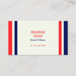 Tarjeta De Visita Hairstylist Barber Shop