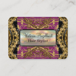 Tarjeta De Visita Hairstylist elegante de Bradfordshire Lola