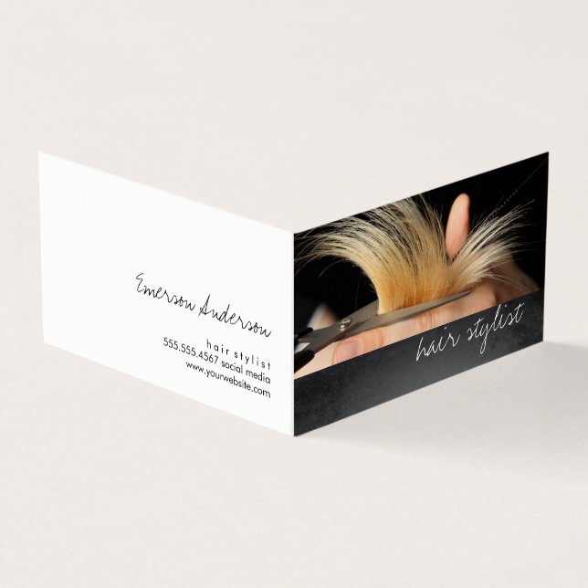 Tarjeta De Visita Hairstylist / Hair (Exterior)