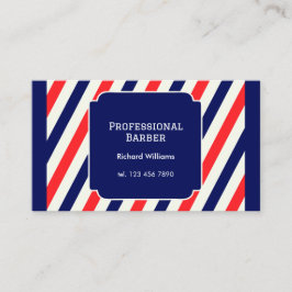 Tarjeta De Visita Hairstylista Barber