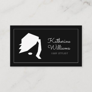 Tarjeta De Visita Hairstylista moderno