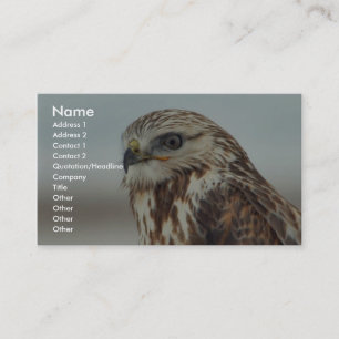 Tarjeta De Visita Halcón de piernas duras