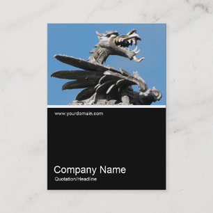 Tarjeta De Visita Half&Half 0257 - Dragon, City Hall, Cardiff