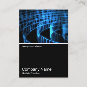 Tarjeta De Visita Half&Half Photo 0126 - Espiral azul II