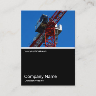 Tarjeta De Visita Half&Half Photo 0161 - Tower Crane