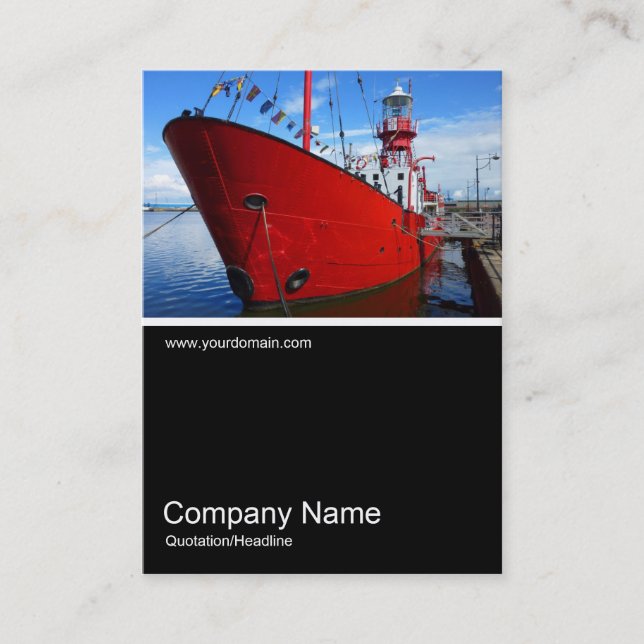 Tarjeta De Visita Half&Half Photo 0165 - Lightship (Anverso)