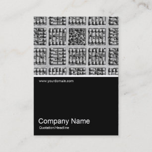 Tarjeta De Visita Half&Half Photo 0172 - Square Town