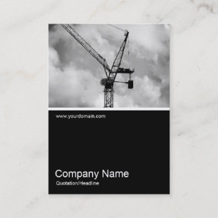 Tarjeta De Visita Half&Half Photo 0176 - Tower Crane