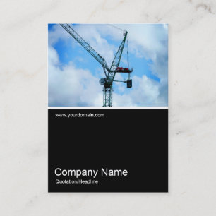 Tarjeta De Visita Half&Half Photo 0177 - Tower Crane
