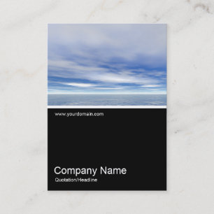 Tarjeta De Visita Half&Half Photo 0200 - Sea and Sky