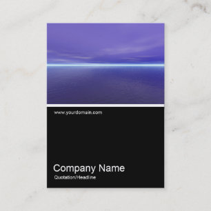 Tarjeta De Visita Half&Half Photo 0205 - Purple Dawn