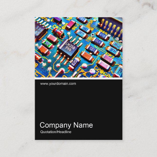 Tarjeta De Visita Half&Half Photo 0217 - Hermoso circuito (Anverso)