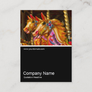 Tarjeta De Visita Half&Half Photo 0252 - Caballos en movimiento