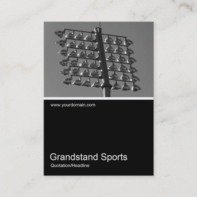 Tarjeta De Visita Half&Half Photo 0264 - Luces de inundación (Anverso)