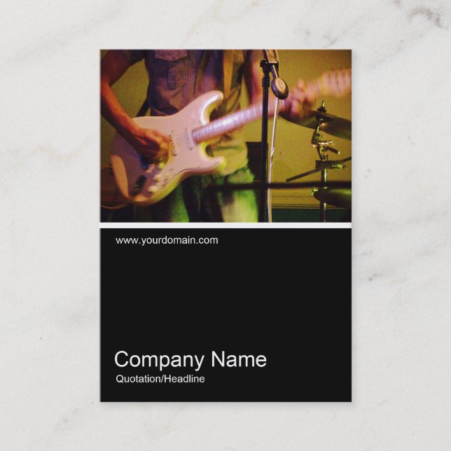 Tarjeta De Visita Half&Half Photo 0272 - 12 Bar Blues (Anverso)