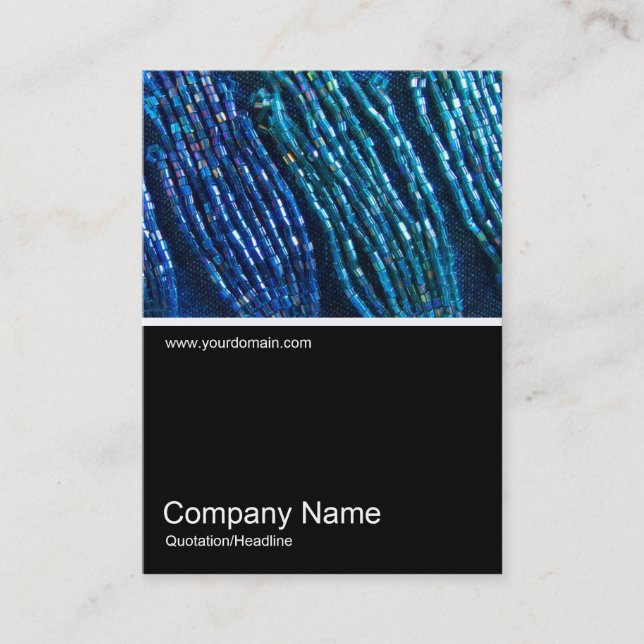 Tarjeta De Visita Half&Half Photo 0279 - Braids de cuentas (Anverso)